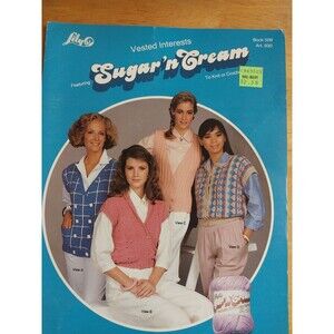 Lily Vested Featuring Sugar N Cream to knit or crochet